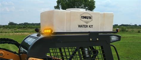 water skid steer|skid steer water tank.